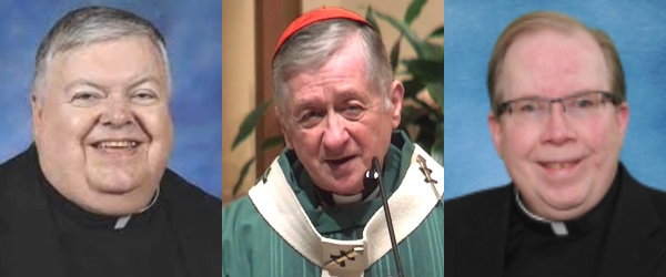 Rev. William Killeen : Cardinal Blase Cupich : Rev. Martin Marren